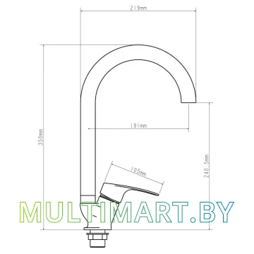 Смеситель Econoce EC0255 картинка 2